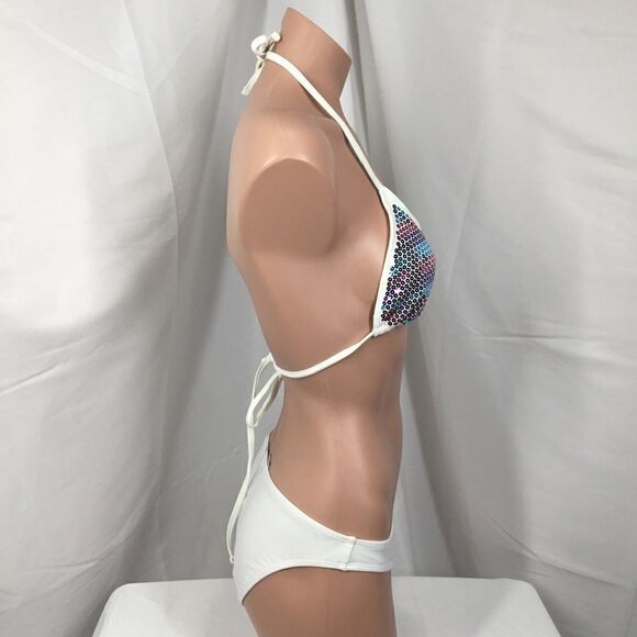 California Waves Sequin Triangle Top Bikini (D) - Picture 4 of 8